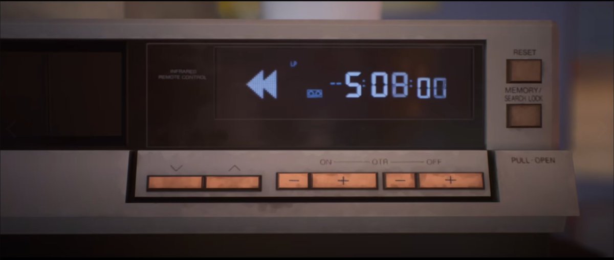 fischmann144p's tweet photo. I heard this game is meant to be like "90s nostalgia" or something, so explain this thing to me. What is this thing. And don't tell me it's a tape player because that icon with what seem to be 5 hours of duration doesn't make any sense. https://t.co/PkYdZiremW