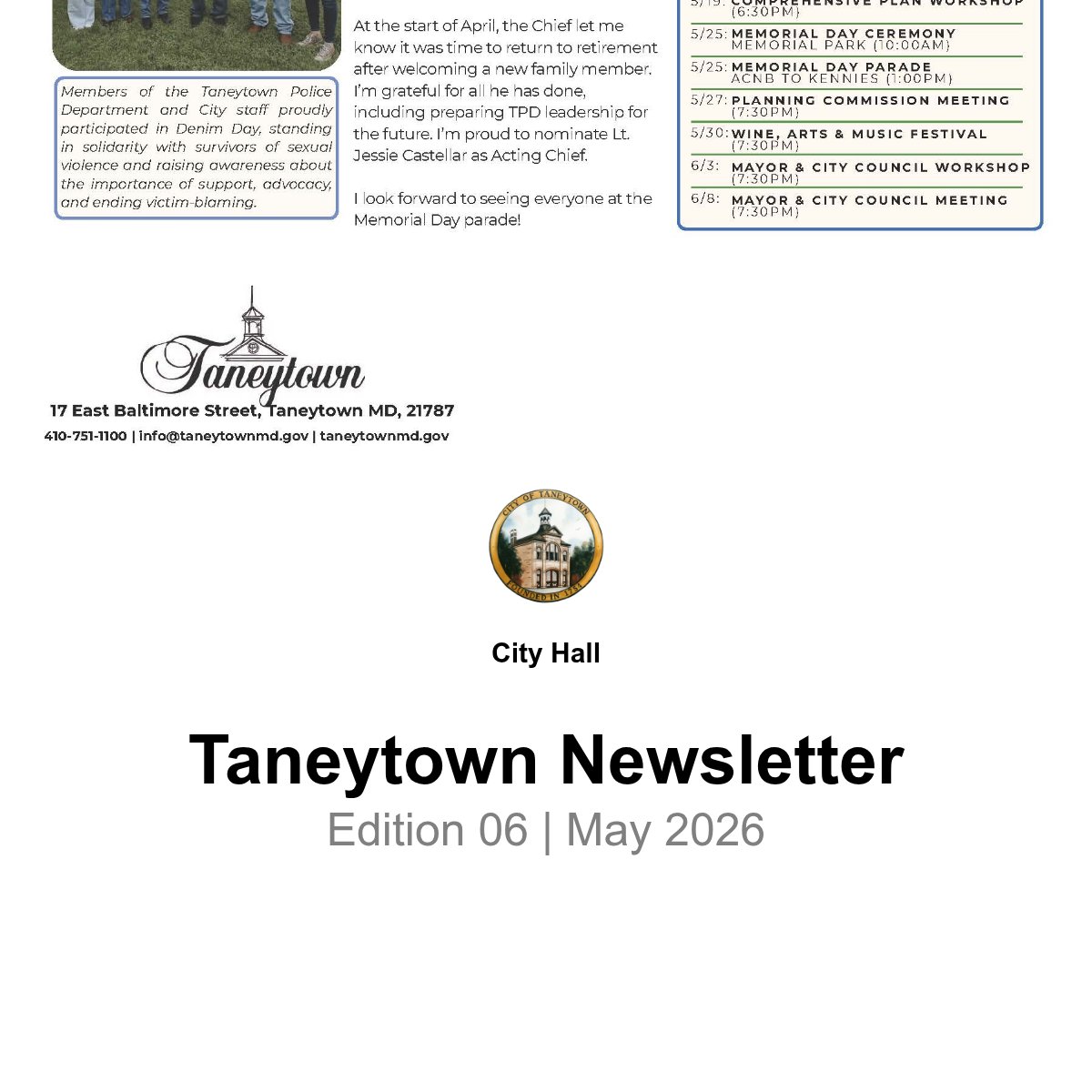 City of Taneytown tweet media