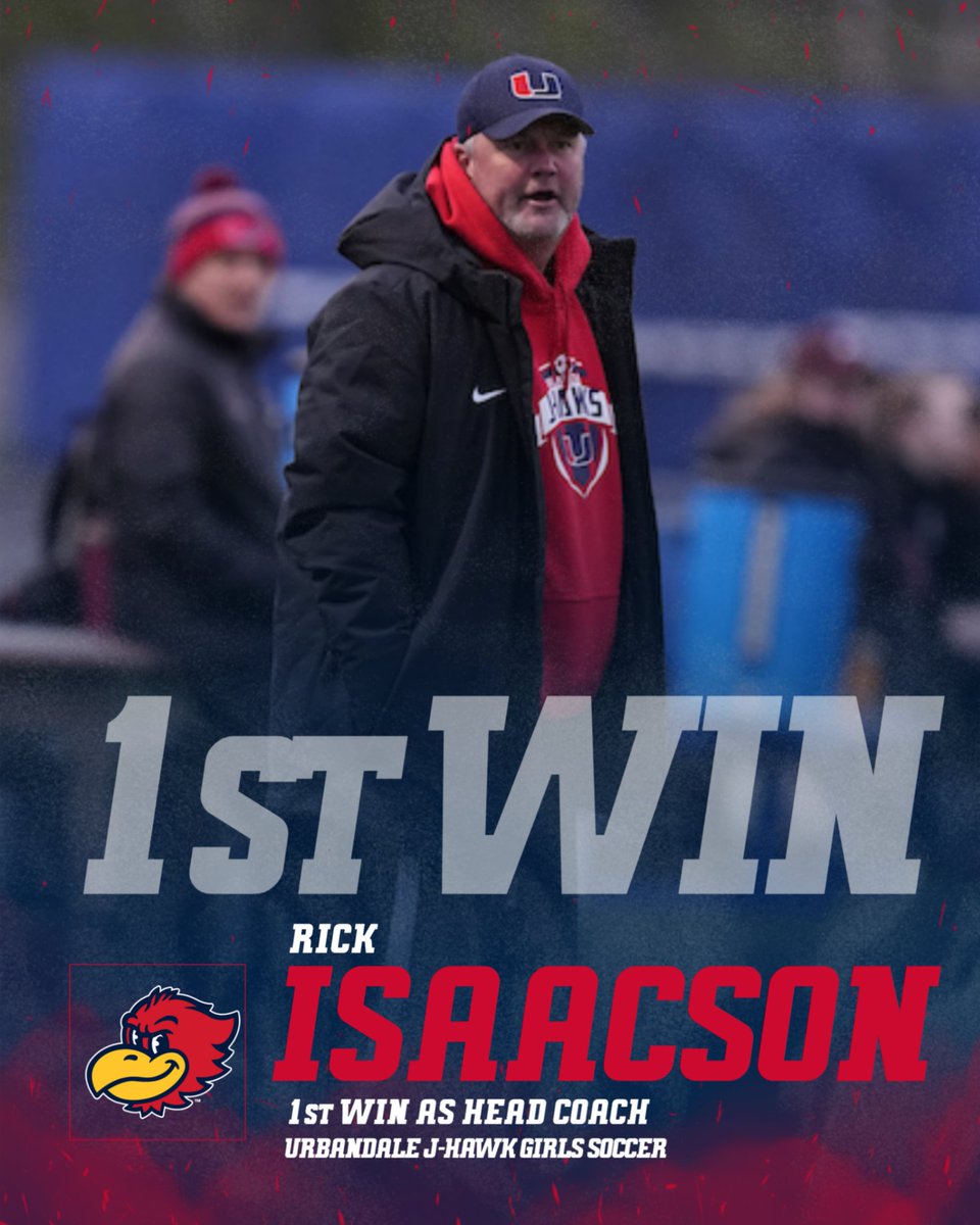 UrbandaleJHawks's tweet photo. 🚨 FIRST WIN 🚨
Congratulations to Coach Rick Isaacson on earning his first victory as Head Coach of the J-Hawks! ⚽ The J-Hawks defeated Des Moines Christian 2-1! https://t.co/zH3E5Md45m