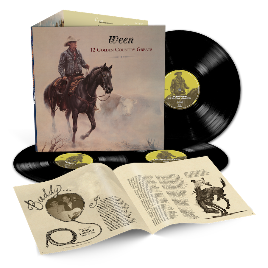 brooklynvegan's tweet photo. Ween announce '12 Golden Country Greats' Deluxe Edition w/ 20+ previously unreleased tracks: hear "Bad Day In Brownsville" https://t.co/1VyvkdQNzz

Preorder the vinyl: https://t.co/JmoOBUs3nc https://t.co/buQni0lKdl