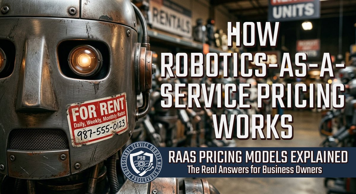 proservbots's tweet photo. If you're exploring commercial robotics, this is one of the most important concepts to understand right now.

Read the full article here: https://t.co/8lrx4tF9JY

And if you want more real-world insights on robotics, AI, subscribe to The Automation Playbook to stay up to date. https://t.co/UI4DUJ2jGQ
