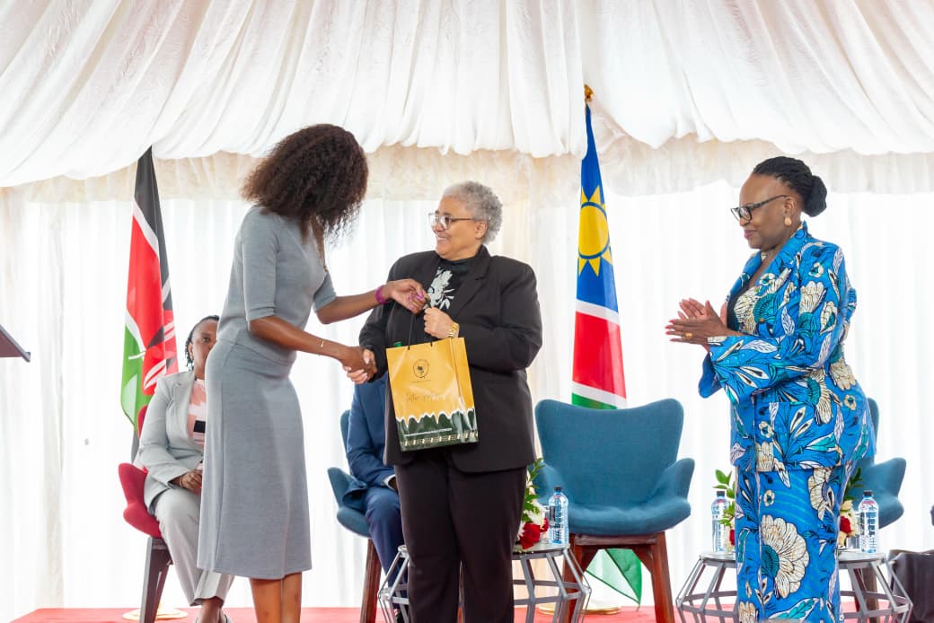 NamibiainKE's tweet photo. 🇳🇦🤝🇰🇪 In just 3 days, under incredibly difficult circumstances, our Consulate team made history.
Special shoutout to Sabrina &amp; Maysa — you were absolute stars! 🌟
The first-ever Namibia–Kenya Business Forum is done. And it was EPIC. 💼✨
🙏🏾 Proud of this team.
#NamibiaKenya https://t.co/omWrXmuchA
