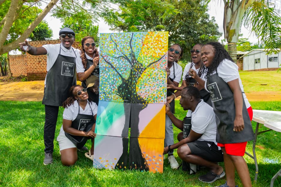 PaintAndSipUG's tweet photo. Hello Picasso!🎨

A colorful day of art, laughter, and endless inspiration is exactly what you need for relaxation. ✨

Grab a brush, sip your favorite drink, and create your masterpiece today! 🖌️🍷
🕒 Open every day, 11 AM – 9 PM
📞 +256781512710 | +256700512710
#PaintAndSipUg https://t.co/pcfyE8NJFm