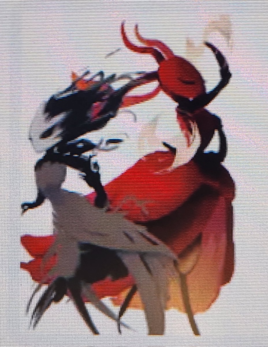 cryptidastron's tweet photo. havent really been drawing much cuz i feel like shit, but anyone else ship phantom and karmelita ?? lol i love them
#silksong https://t.co/Af26YSvczg