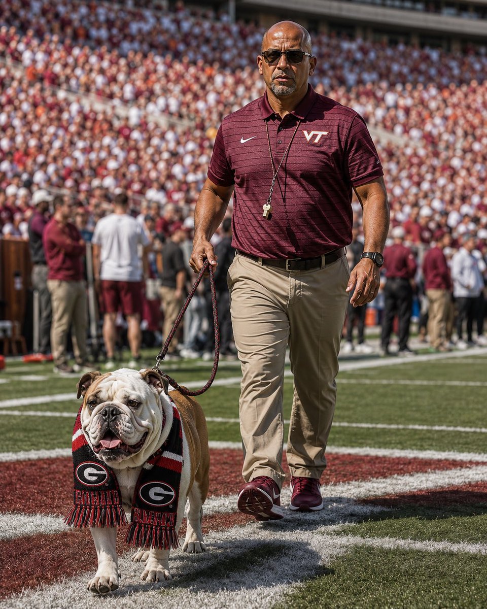 Visionary_SZN's tweet photo. Live look at James Franklin #Hokies https://t.co/EuMaFJAdoH