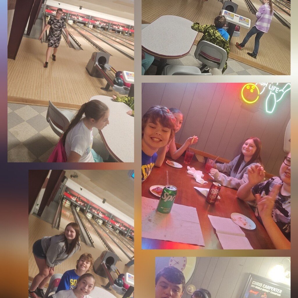 Ducks126's tweet photo. May community outings for Mrs Brady's class included a trip to Los Charros to celebrate Cinco de Mayo, bowling and pizza at the bowling alley, and a walk to Peaches and the park for lunch and ice cream. https://t.co/PJqGYtVVSS