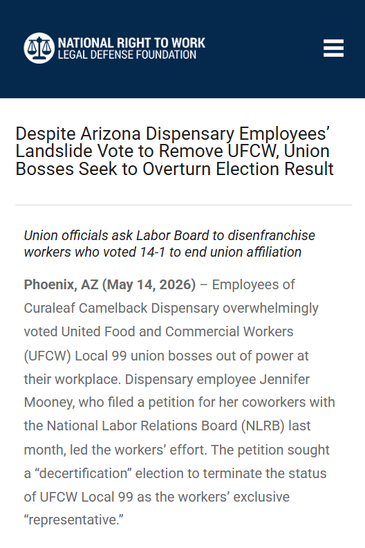 National Right To Work Foundation tweet media