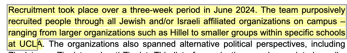 js_rubin's tweet photo. How UCLA's Antisemitism Task Force lies w statistics: 
1) Conduct an non-representative survey of Jews that recruits at Hillel &amp; Bruins 4 Israel 
2) Cite this non-scientific study as if it were representative. 
3) Ignore real polls showing young Jews are increasingly anti-Zionist https://t.co/272QvrJlj4