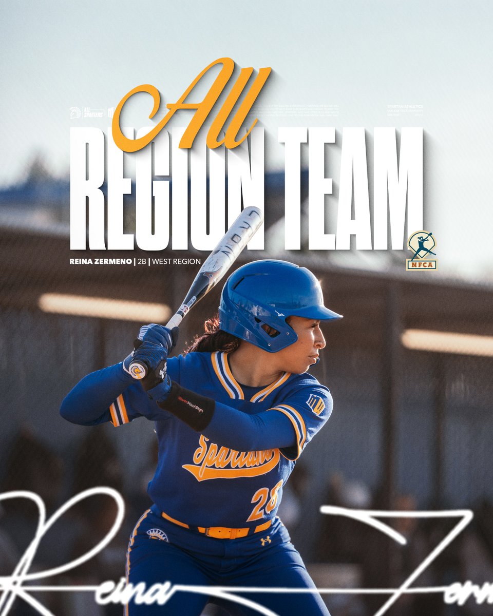 SanJoseStateSB's tweet photo. ALL-REGION HONORS🎉🥳

REINA ZERMENO

#AllSpartans https://t.co/LribCGp1bh