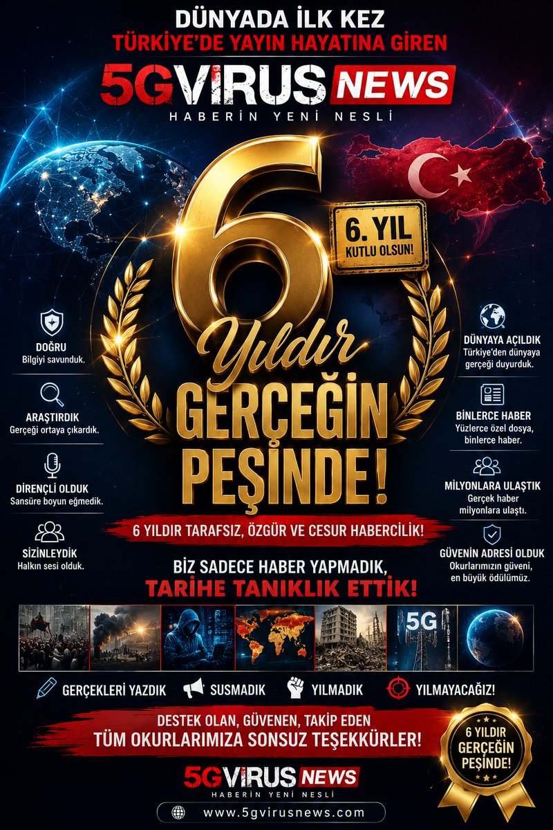 5G Virüs News - Platformu tweet media