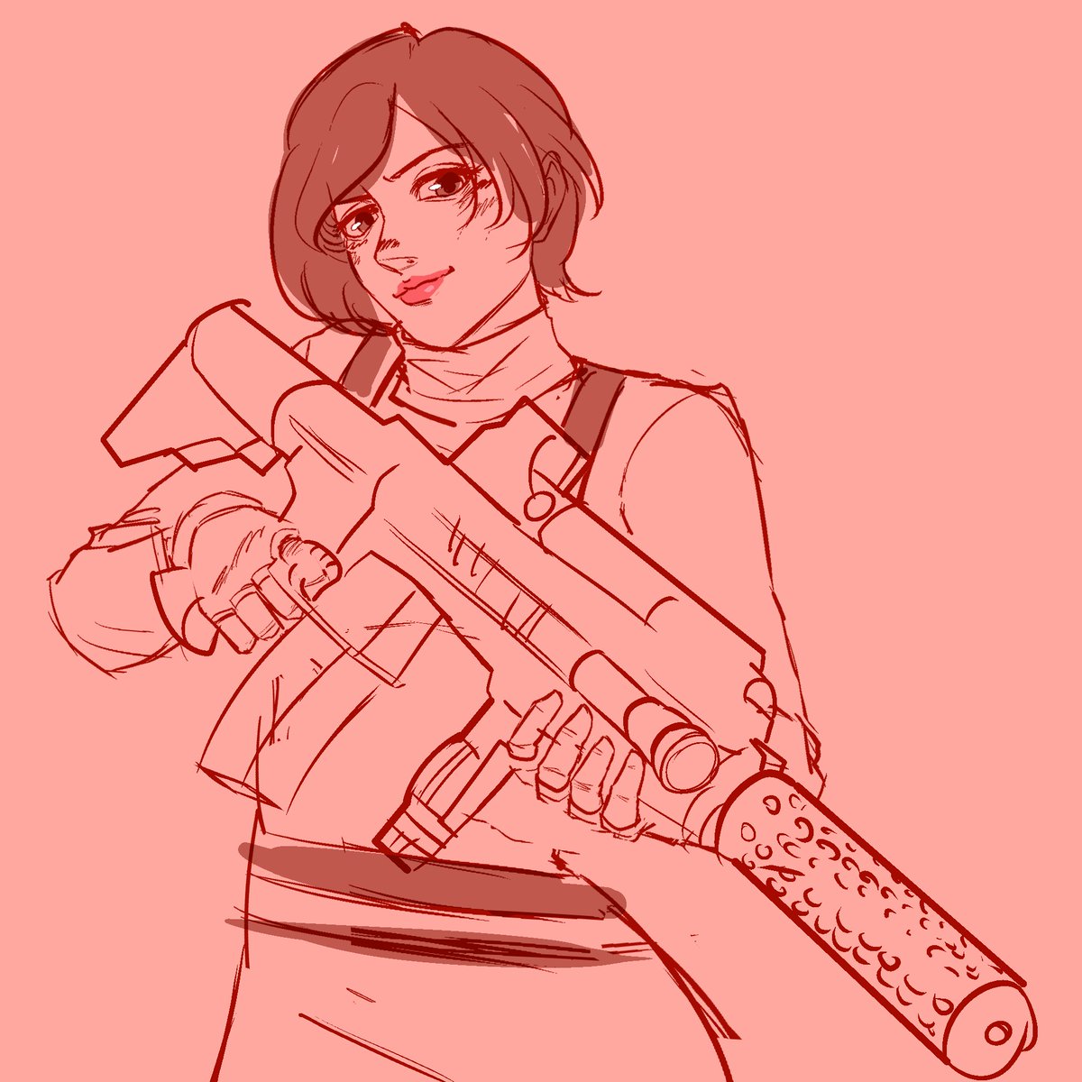 Branphord1's tweet photo. Dibujito de Ada wong en proceso 

#ResidenEvil #sketch #adawong https://t.co/YFvuYqa1Pc