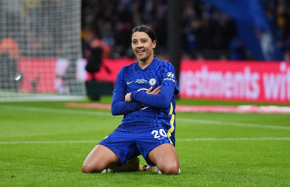 JacobsBen's tweet photo. BREAKING: Sam Kerr will leave Chelsea when her contract expires this summer.

Kerr departs as Chelsea's fourth-highest appearance maker and with 115 goals for the club.

🗣️ Kerr: "When I reflect on my Chelsea career and doing it for the last time [against Manchester United this Saturday], I just feel happy. Happy that it happened, and I feel so grateful to have played for this club for six years and won as many trophies as we could."

Kerr will leave having won five WSL titles, three FA Cups, three League Cups and the Community Shield.🇦🇺