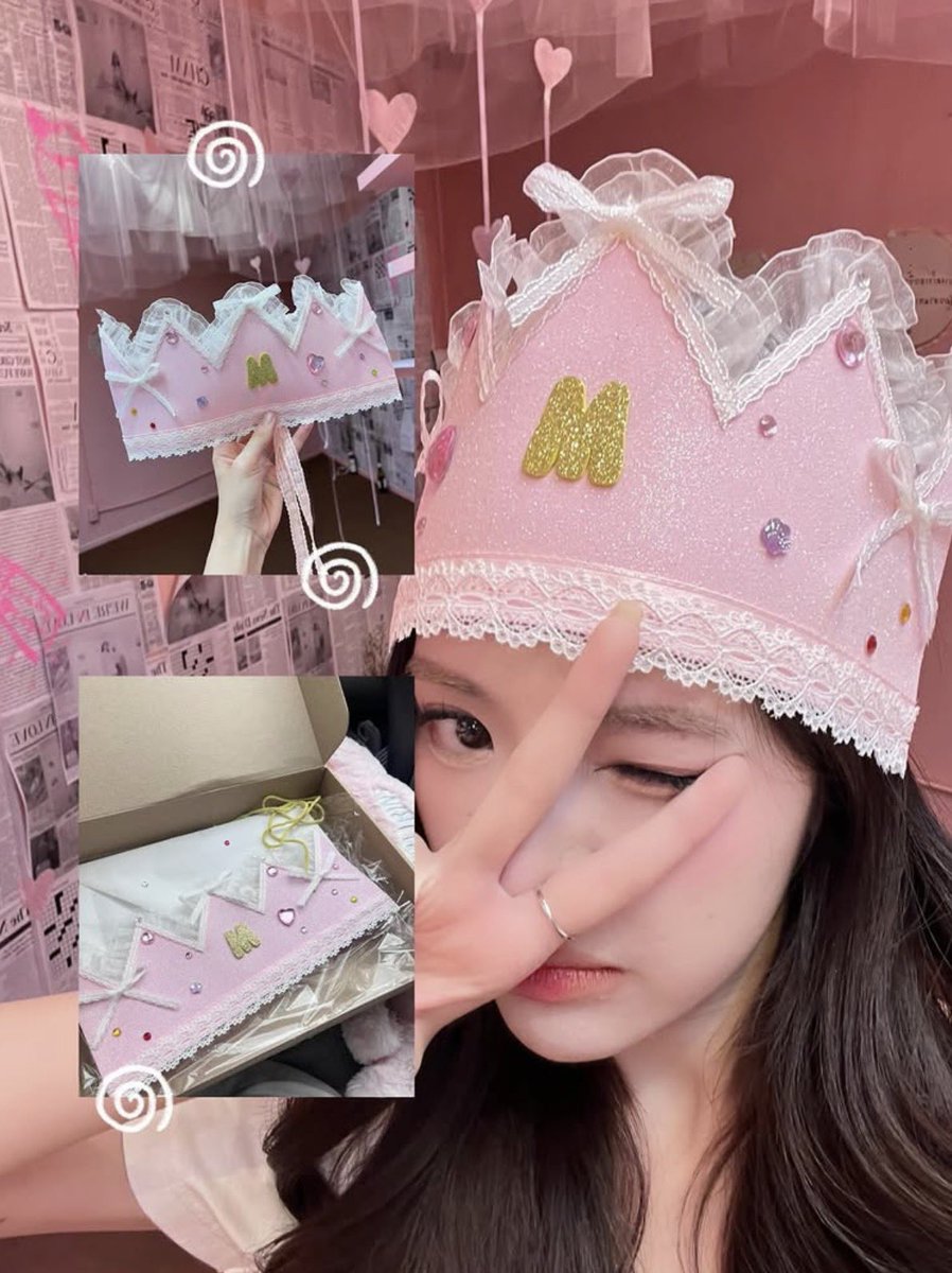 monggerdd's tweet photo. My pretty 🗯️💝 มงกุฎจาก https://t.co/LpiLUsEWQd ได้ใส่ตลอดจิงงๆทุกคนน มันน่ารักไปหมด 👼🏻☘️สีชมพูถูกต้องมากๆ! https://t.co/lbAjIjUuA1