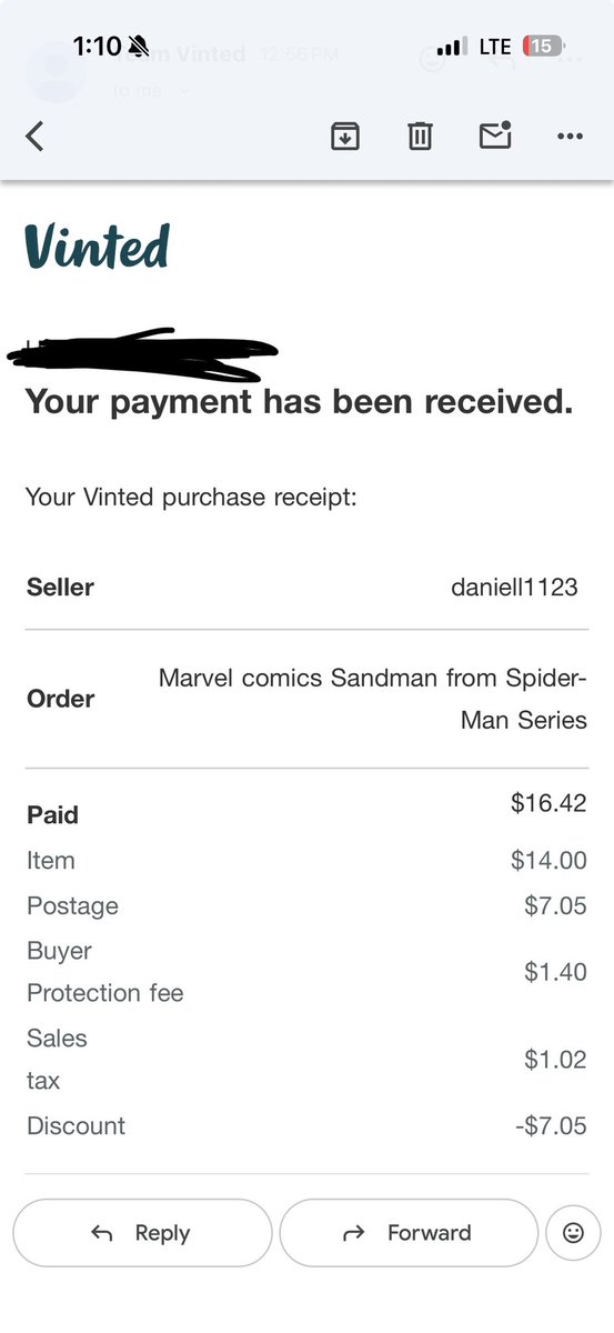 ymoses13's tweet photo. Found a steal on “Vinted”. it’s my first time using it, so we’ll see if shit a scam. 
Retro sandman is hovering over $40/$50 rn. so I was able to snag him for $16 shipped, we’ll see in a week or so. https://t.co/5xWBOca8FH