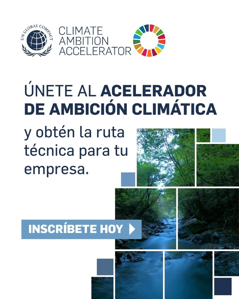PactoGlobalMx's tweet photo. Aprovecha el Acelerador de Ambición Climática para establecer objetivos claros, avanzar hacia cero emisiones netas y capitalizar nuevas oportunidades de negocio.

Inscríbete y da el siguiente paso en tu estrategia climática:
https://t.co/94V7SwxLd0 https://t.co/usvXH41V24
