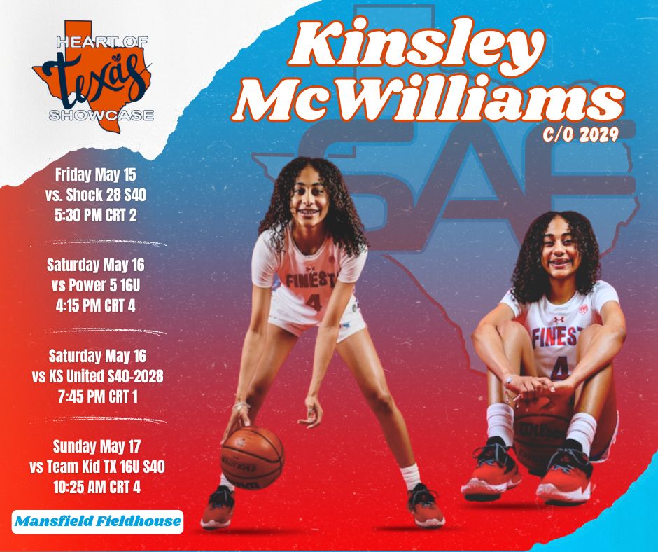 Kinsley_Mac4's tweet photo. Excited to compete with my team @SAFinestbball this weekend at the Heart of Texas Tournament! Weโre ready to battle and play against great competition. Coaches, come check us out! #ClassOf2029 #SAFinest #HeartOfTexas @scladybuffhoops https://t.co/9ojPuQu5G0