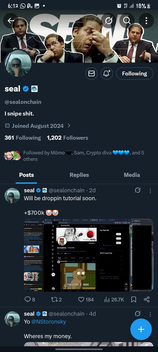 001_daze's tweet photo. @sealonchain @samfiyn My first May win????
Will be glad 

8yHGpincZicDH6s1aSwEVri4pqiMXaoUqE5nFseiSqmE https://t.co/f402zH69TQ