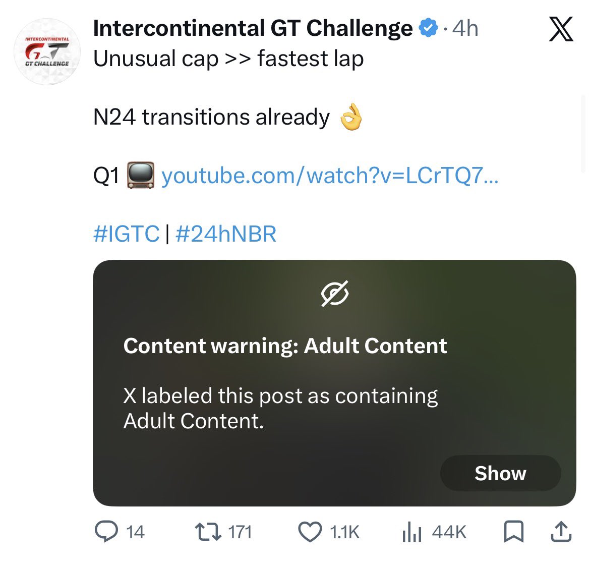 Intercontinental GT Challenge tweet media