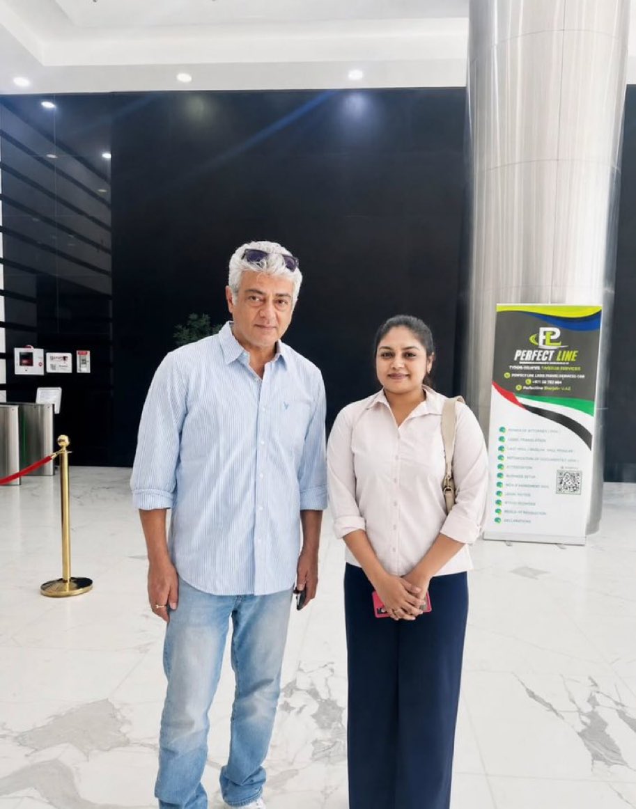 TrollywoodX's tweet photo. AK Saab latest 

#AjithKumar https://t.co/vckjonA2Ck