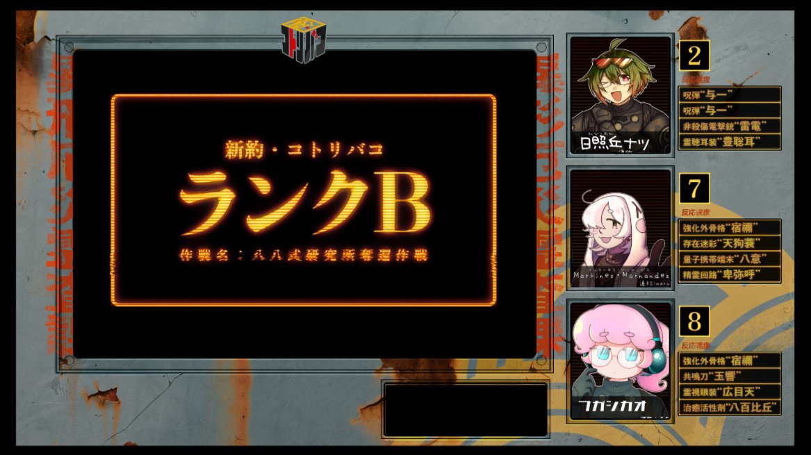 fuga_trpg's tweet photo. エモクロアTRPG 
新約・コトリバコ

KP
あうるさん

PC/PL
日照丘 ナツ/でりなつさん
マルティネス・マルナンデス/maruさん
フガシカオ/ふがし

1周目ランクBにて！！！！コトリバコって爆裂おもしれ〜！！！！！！いっぱい考えることある！明日もやります🎶楽しみ🎶 https://t.co/JU3qXNd38L