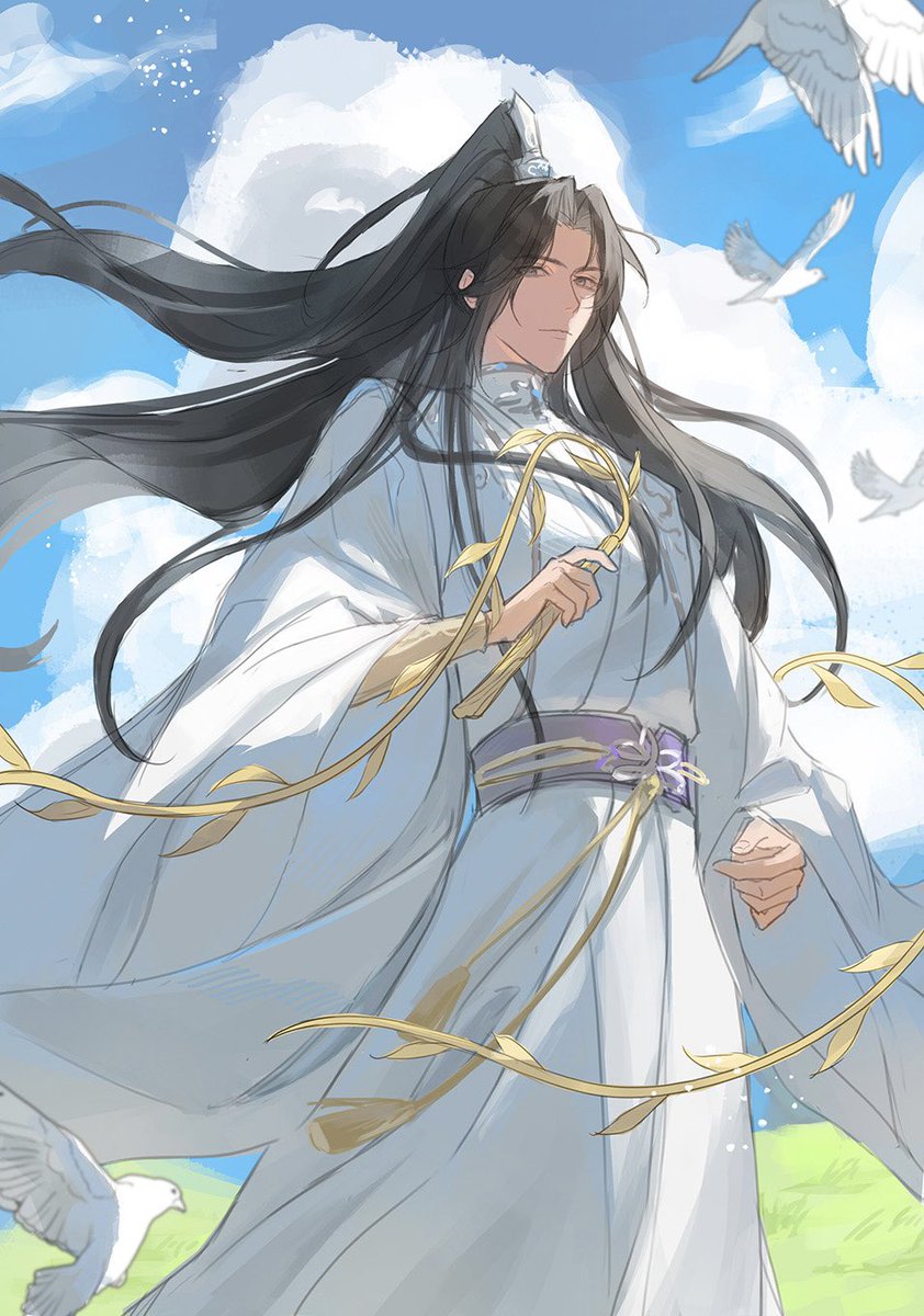 feiman_mo's tweet photo. practice 💕 
忽然发现最近一直在画原耽相关，快乐了
#thehuskyandhiswhitecatshizun #2ha #erha #chuwanning  #二哈和他的白猫师尊 #二哈と彼の白猫師尊 https://t.co/AuJnkN4RuC