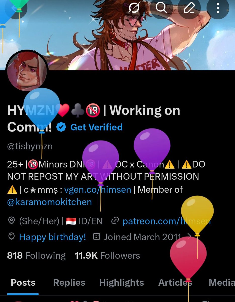 HYMZN♥️♣️🔞 | Working on Comm! tweet media