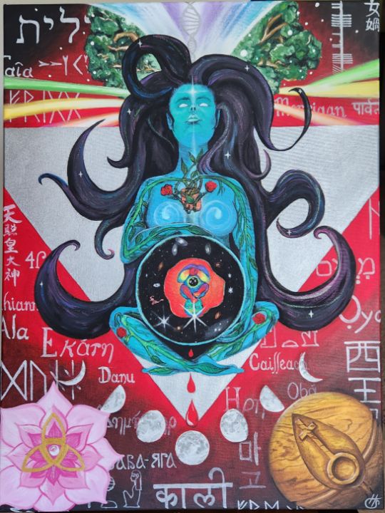 NannerSnow59's tweet photo. Art of the Day! "Divine Feminine". View at: https://t.co/mcbWJpE5GU https://t.co/dfUVCC1qud