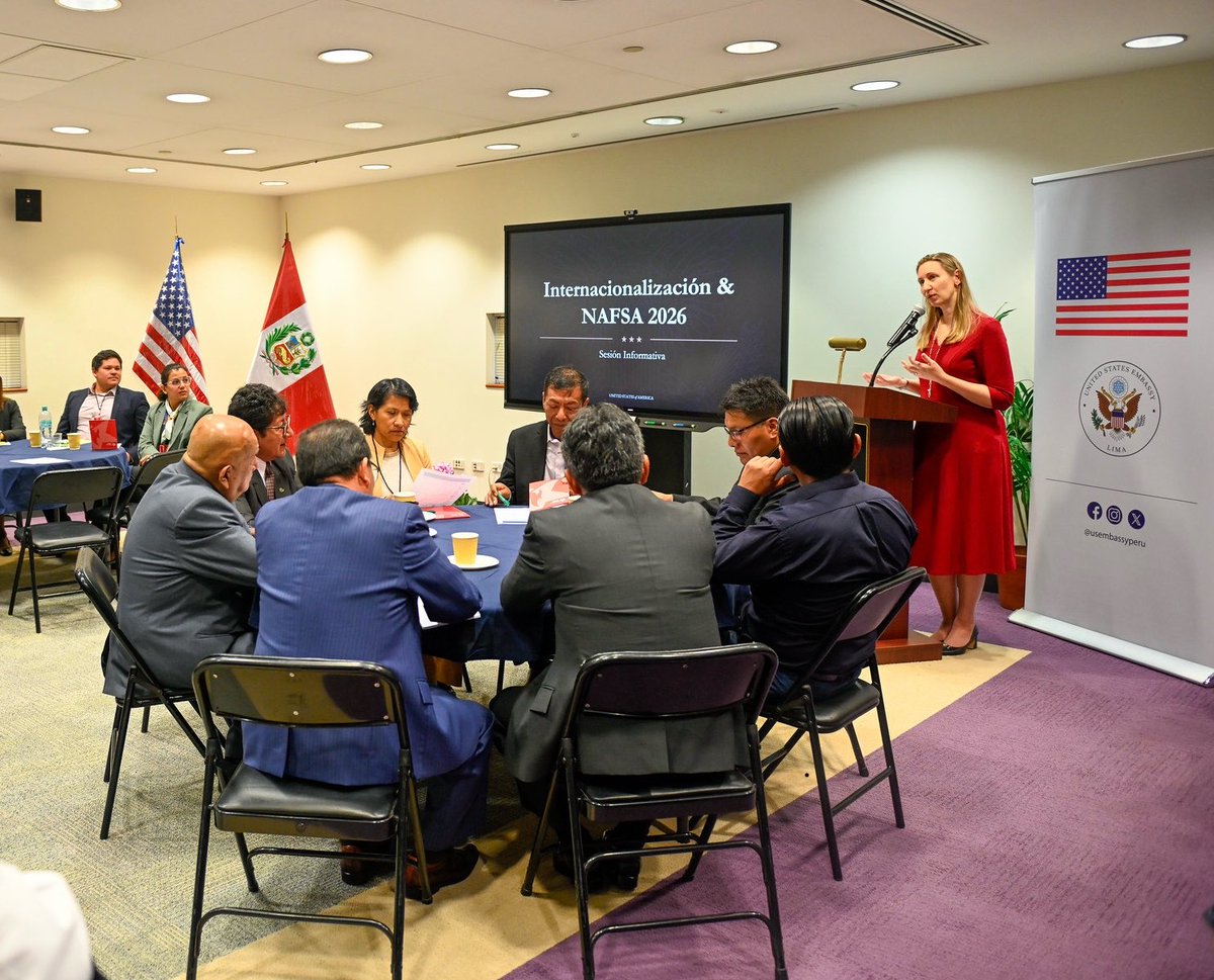 Embajada EEUU Perú tweet media