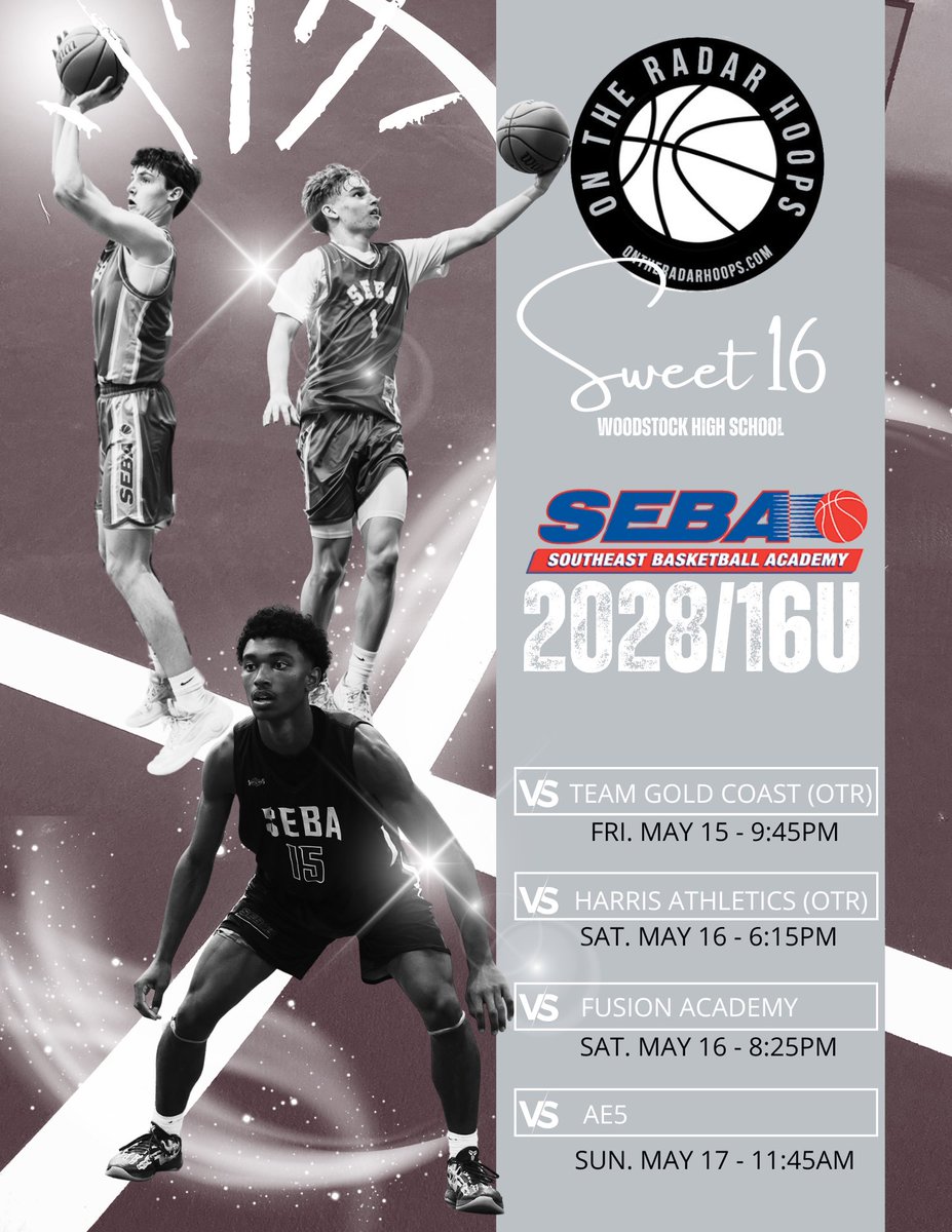 SEBARoundball's tweet photo. SEBA Warriors 2028 will be bringing strong momentum into this weekend’s Live Period as they compete in the @OntheRadarHoops Sweet Sixteen. 

Excited for the opportunity to compete against several of the best independent programs in the Southeast. #FaithCourageIntegrity

@_joshtec @DrKrisWatkins @Proven_Prospect @RossVDG14 @TaiYoungHoops @davis_mccarn @CoachHemi