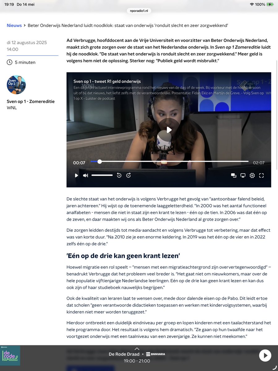 Annelies de Zeeuw, columniste tweet media
