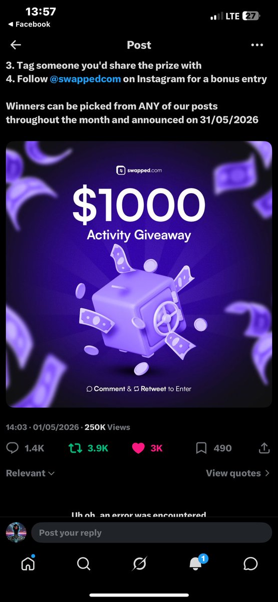 EnomaBill's tweet photo. @vgosquadkick @swappedcom @StarMech_io https://t.co/IJNE1pcXY5