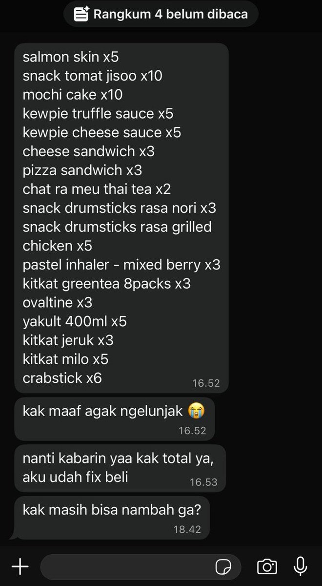 zdkleo's tweet photo. ayok yang mau jastip Bangkok Thailand, jangan kalah sama kakak inii nihh, jastip langsung banyakk bangettt 😍

https://t.co/Msg0ya1b5r https://t.co/QzNw9yeO4w