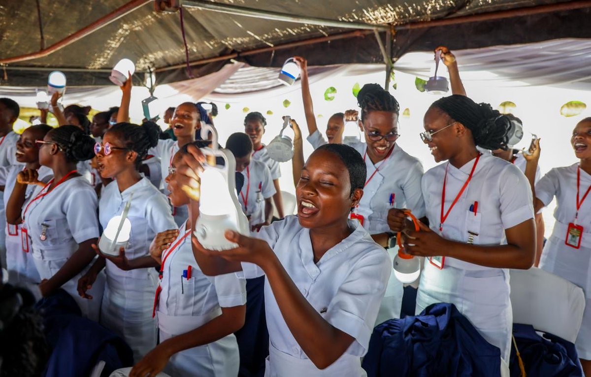 ECEWS's tweet photo. Our CEO, Dr @andysamueleyo, had the honour of serving as Chairman and Keynote Speaker at the Maiden Matriculation Ceremony of Sure Foundation College of Nursing Sciences Ukanafun, where he addressed the student nurses on the theme: “The Future of Health Care Begins with You.” https://t.co/NhJdqjG4ei