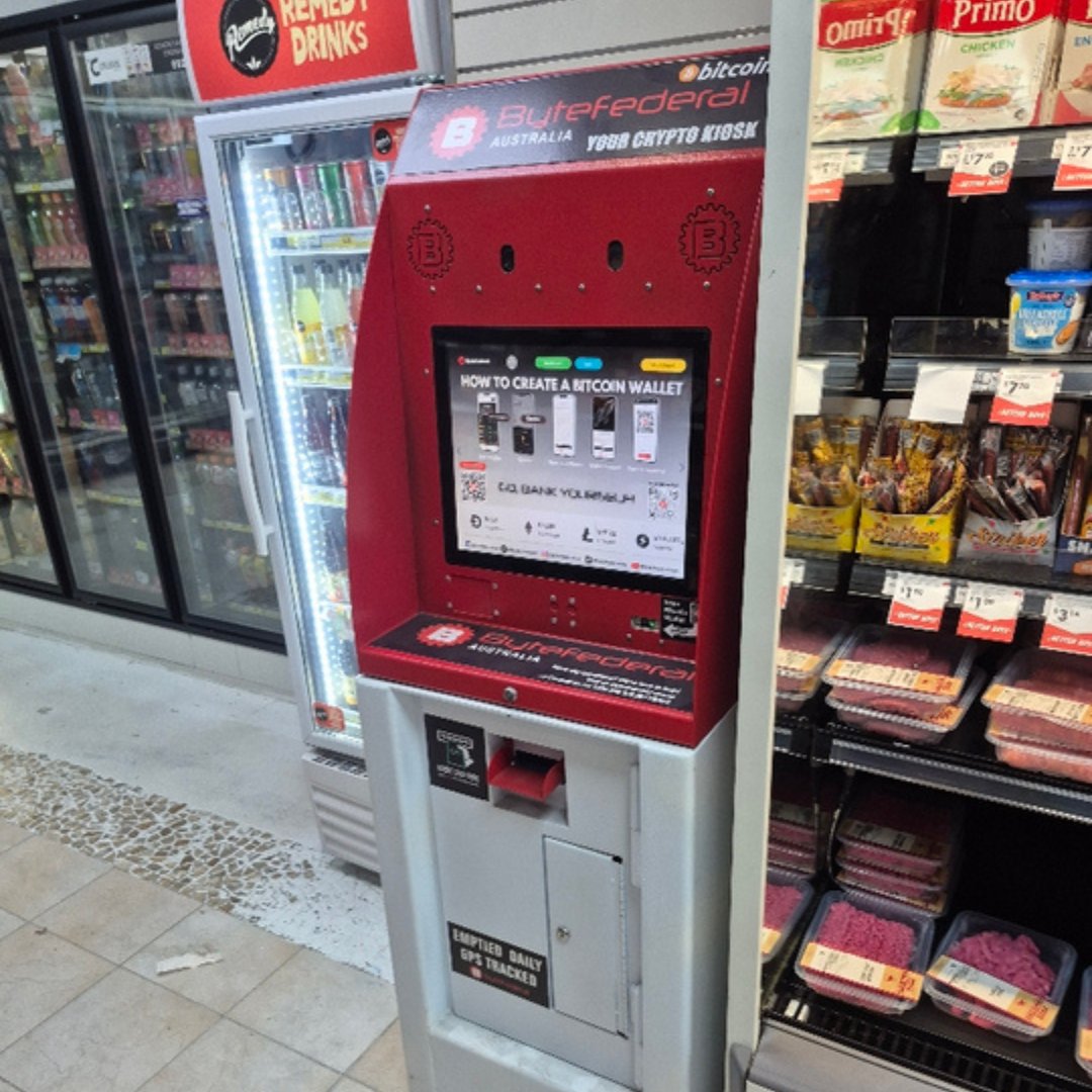 ByteFederalAU's tweet photo. New Bitcoin ATM in Southbank (Melbourne).

Visit IGA Xpress St Kilda Rd Melbourne, VIC. 
Address: 320 St Kilda Road, Southbank, VIC 3006

Cryptocurrencies Available: Bitcoin, Ethereum, Litecoin, USDT, Dogecoin and more!

https://t.co/jNRXM0eSah https://t.co/3f82KPw5KT