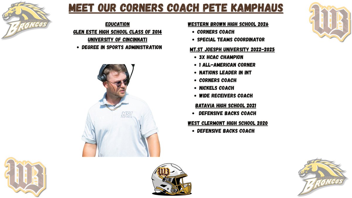 Western Brown Football tweet media