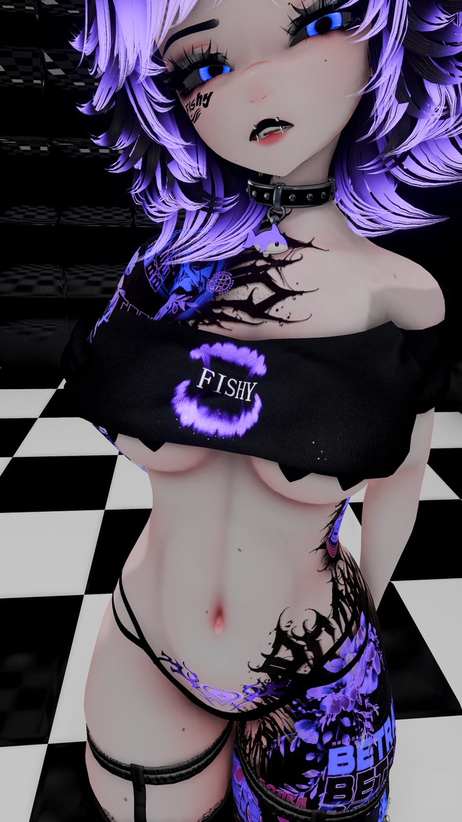 FishyVRC_'s tweet photo. Heard you might like goths...

#VRChat #Fishy https://t.co/eK0sFw4a81