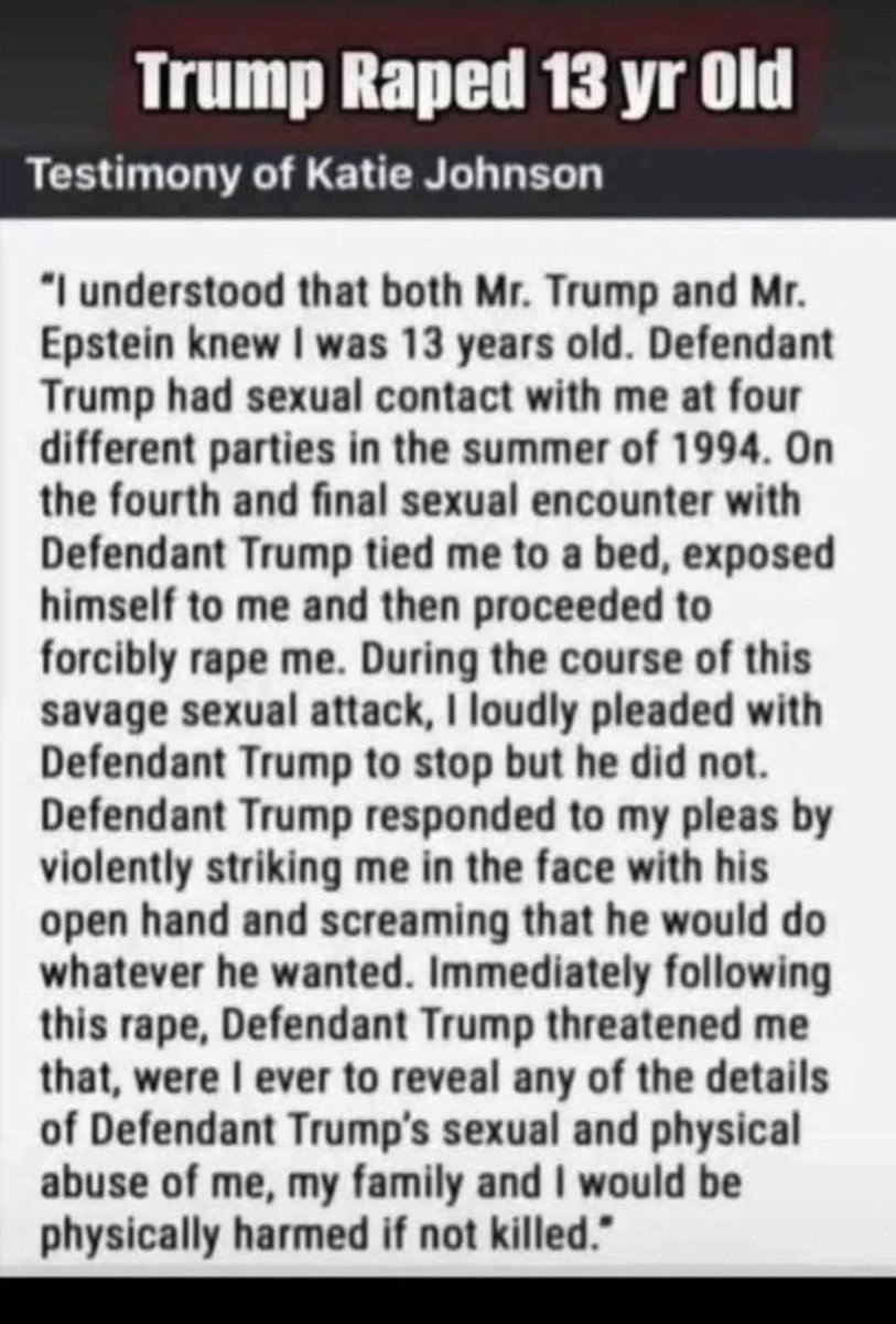 luzhofmann's tweet photo. @AmericaFirsst RAPIST!!! https://t.co/w4XZoxM7dg