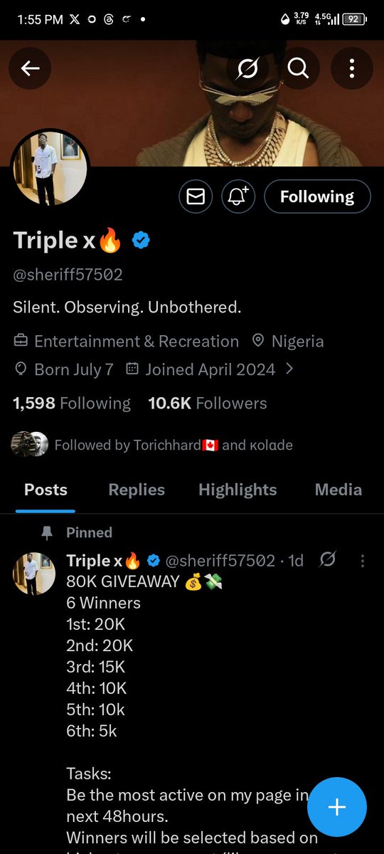 ipheboiy's tweet photo. @officialmoore7 @sheriff57502 If you no pick me today, I go drink gaari tonight o. Pls abeg https://t.co/QM0je4JkA0