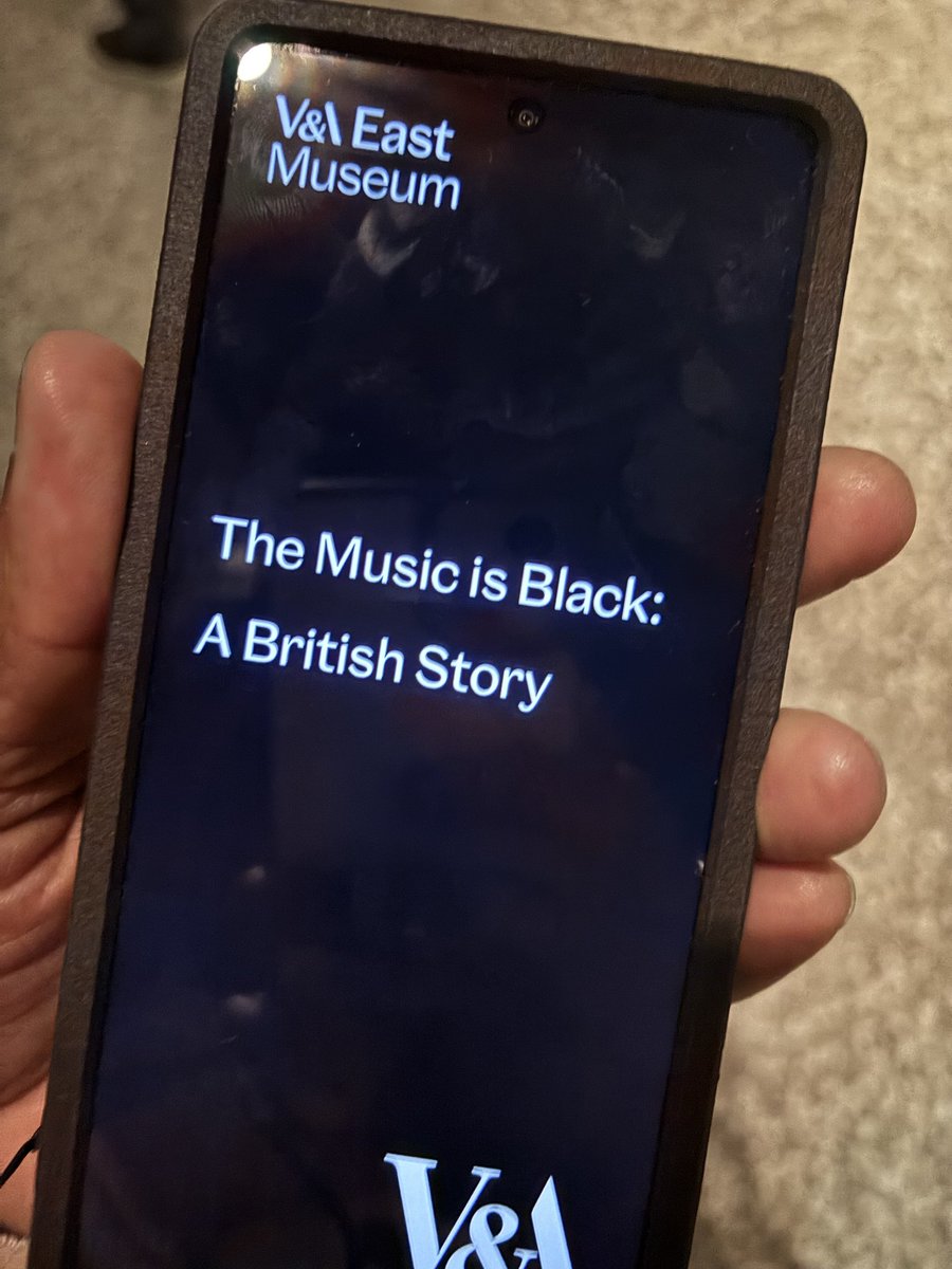 RACSO40's tweet photo. The Music Is Black @vam_east is a new exhibition telling the history of Black British Music. It leans into ideas about art,fashion,culture,politics, identity &amp; expression;areas that Black British music helped to shape.
It’s a brilliantly curated experience. 🫶🏾🫶🏾🙌🏾🙌🏾🔉🔉🎶🎶🎶 https://t.co/2e7xG9F76E