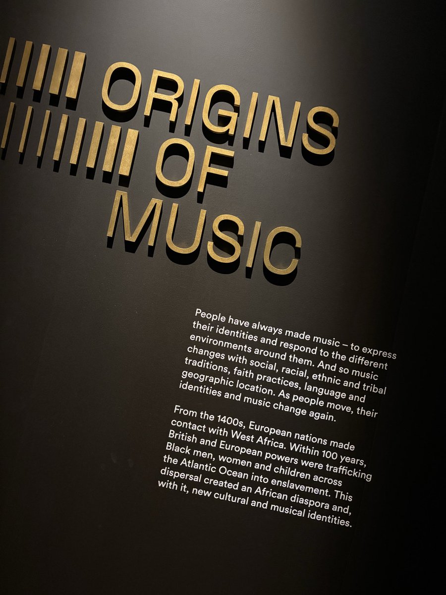 RACSO40's tweet photo. The Music Is Black @vam_east is a new exhibition telling the history of Black British Music. It leans into ideas about art,fashion,culture,politics, identity &amp; expression;areas that Black British music helped to shape.
It’s a brilliantly curated experience. 🫶🏾🫶🏾🙌🏾🙌🏾🔉🔉🎶🎶🎶 https://t.co/2e7xG9F76E