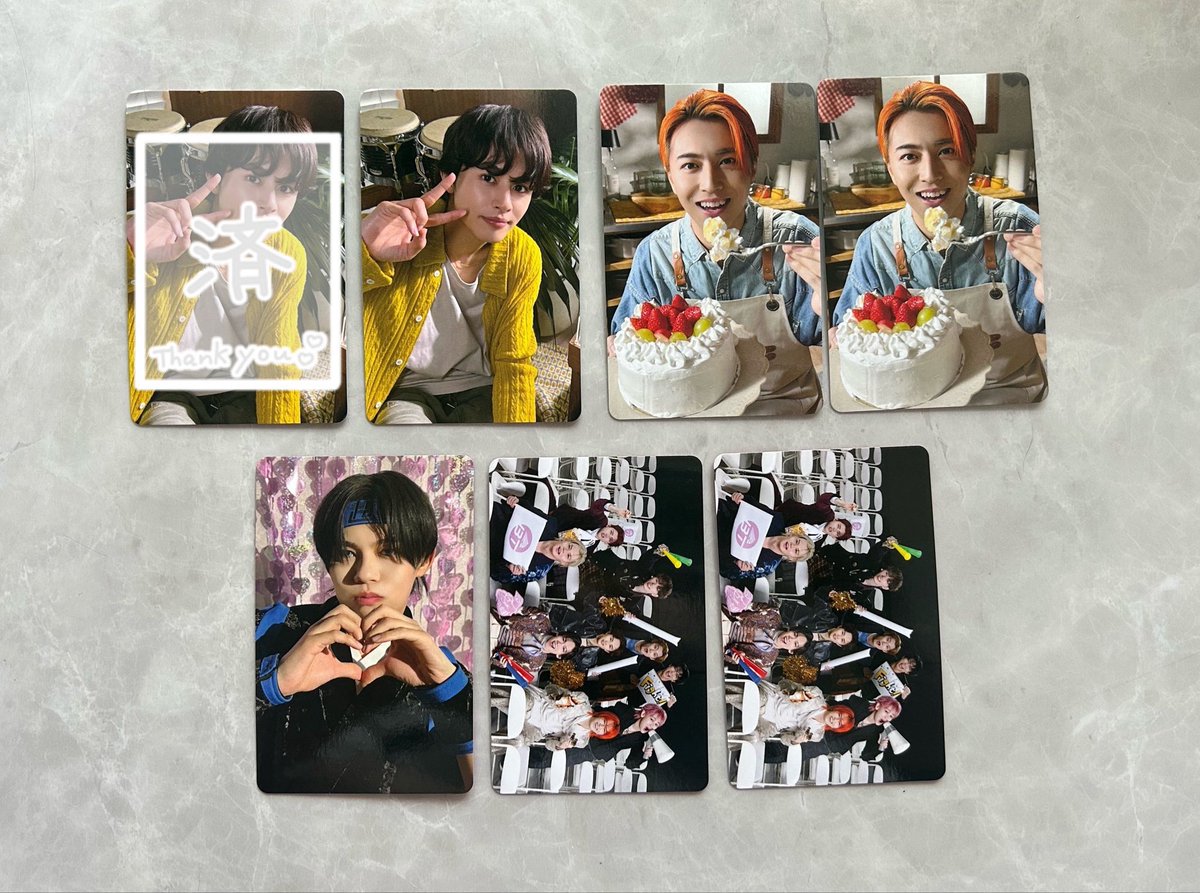 __0624ny's tweet photo. 超特急 ガチ夢中 HMV タワレコ ユニバ 店舗特典 トレカ 交換

【譲】 HMV カイ 集合
        タワレコ タクヤ タカシ
    
【求】 2枚目 ハル （HMV、ユニバ） 

郵送対応のみ
お気軽にお声掛けください( ᴗˬᴗ) https://t.co/z4dt8uFbfI