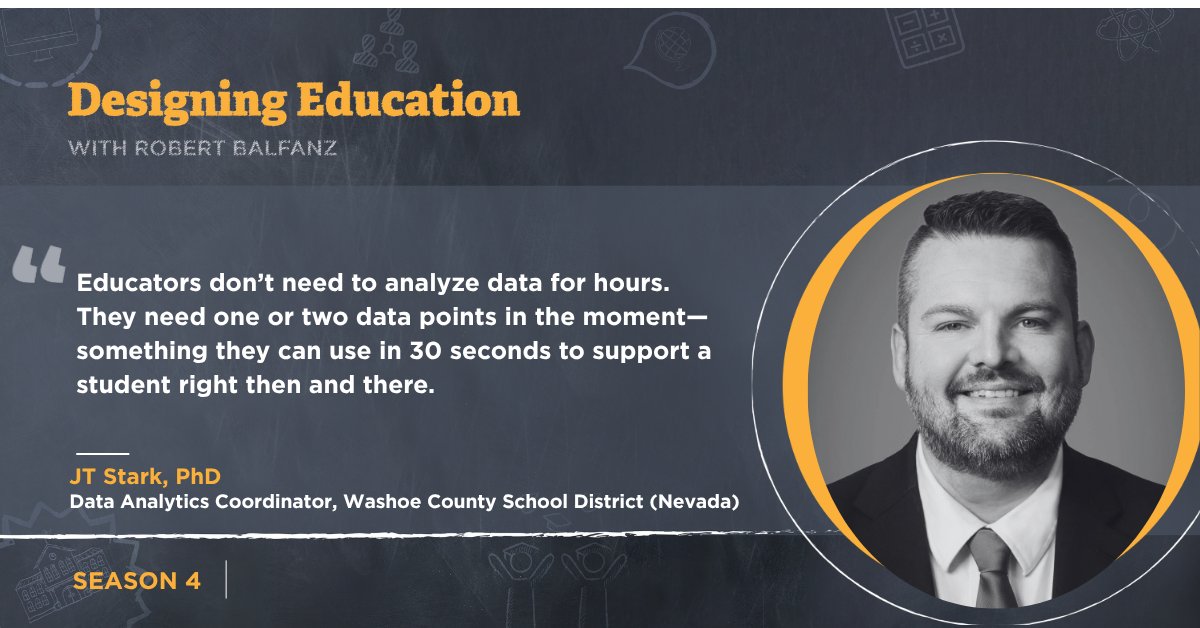 ps_success's tweet photo. With elevated chronic absenteeism, schools need data that drives real-time support. On the Designing Education podcast, Dr. Robert Balfanz &amp; Dr. JT Stark discuss building tools educators can use to help students earlier.

Listen: https://t.co/6e84PF5Up7 
#K12 https://t.co/YbX81xwDuC
