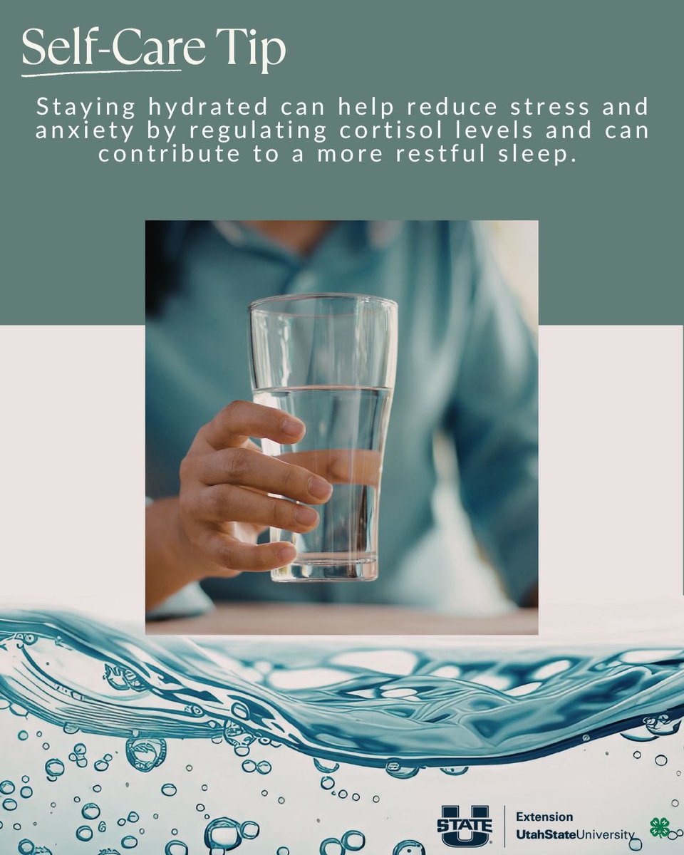 usuHEART's tweet photo. This Mental Health Awareness Month, remember, hydration matters. Drinking water helps regulate stress hormones, supports better sleep, and clears the mind. Take a sip, pause, and be kind to yourself today.
Learn more here:
https://t.co/ctoU55z6JR
#MentalHealthAwarenessMonth https://t.co/w16XxKTZVs