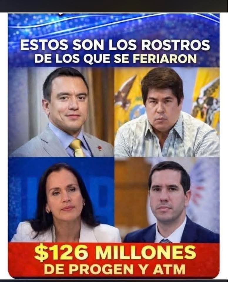 poderoso2023's tweet photo. @DanielaFriars Cuando va a la cárcel éste delincuente #inapapers desapareció 76millones del caso Sinohidro, se robó las joyas del museo de Carondelet y cometió crímenes de lesa humanidad cometidos durante las protestas de octubre de 2019. Con memoria Ecuador éste delincuente vino x impunidad https://t.co/OUQPNcj701