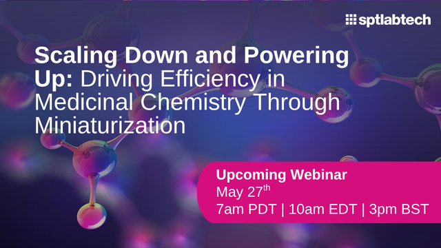 SPTLabtech's tweet photo. Discover how integrating synthesis, purification, storage, and data management can enable a more agile compound management strategy, from design to library creation. 

Register now 👉 https://t.co/KK4vJMpHrg

#LabAutomation #SampleManagement #CompoundStorage https://t.co/U0Eikh5BRS