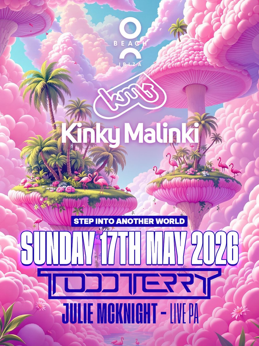 Kinky_Malinki's tweet photo. Step Into Another World
Kinky Malinki Opening Party
This Sunday at O Beach Ibiza 
https://t.co/aMG1rceg6t https://t.co/OV5xbfdeTL