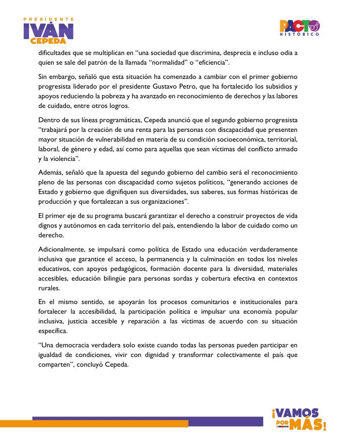 Iván Cepeda Castro tweet media