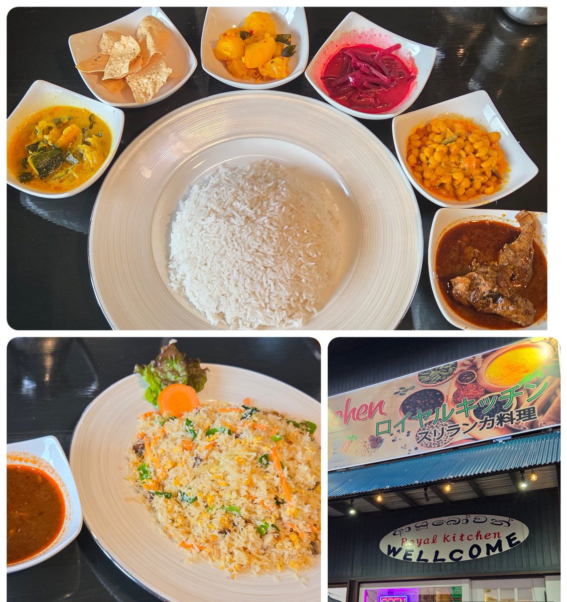Shanti3434's tweet photo. 三重県桑名市で昼も夜もスリランカ料理三昧🤩
朝昼夜とインド料理三昧な日はあったけど、スリランカ料理三昧な日は何気になかったかも🤗
南インド料理とは違う旨さがあるんだよなぁ～😋 https://t.co/Ki4p4G30U6