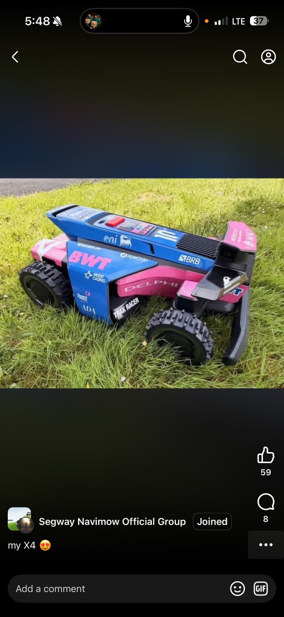 merkiwater's tweet photo. Hey @dbrand  

I’ve been following your designs and wanted to reach out with an idea that could be really interesting for the robotic mower market.  

With premium units like the Segway #Navimow X430 and #Mammotion #Luba becoming more popular, I think there’s a big opportunity https://t.co/wajsRcdrmE