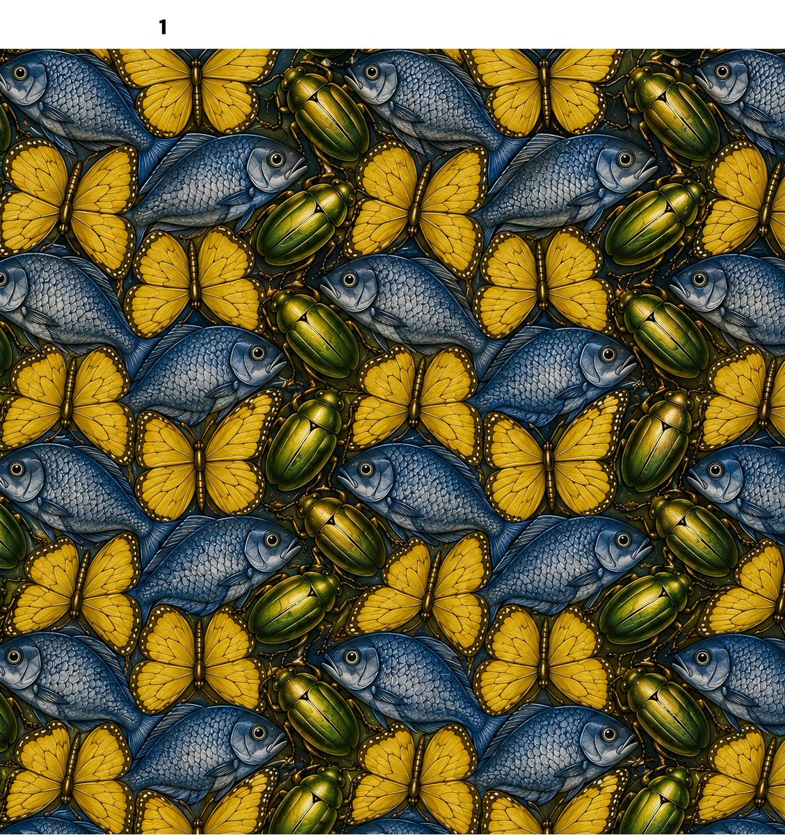 PuzzzzleMe's tweet photo. These images were created by instructing an AI to "fill the image with fish, insects, and butterflies."

Which do you prefer, image 1 or image 2?
(Please tell us the number in your reply!)

#ImageChallenge #WhichDoYouLike #1or2 #Poll https://t.co/kaY4n7YTv1